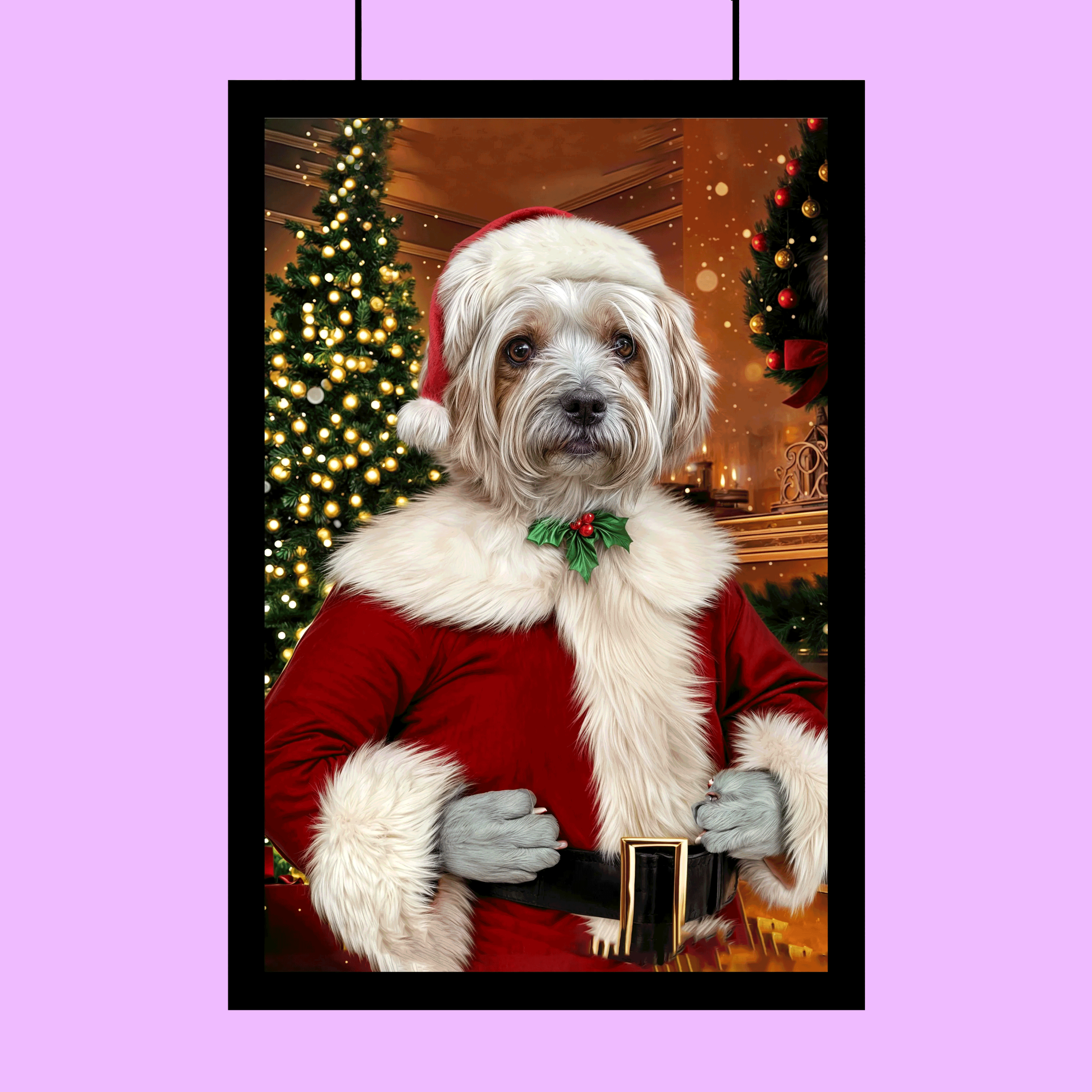 Santa Paws – Holiday Pet Portrait Costume